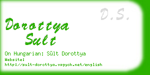 dorottya sult business card